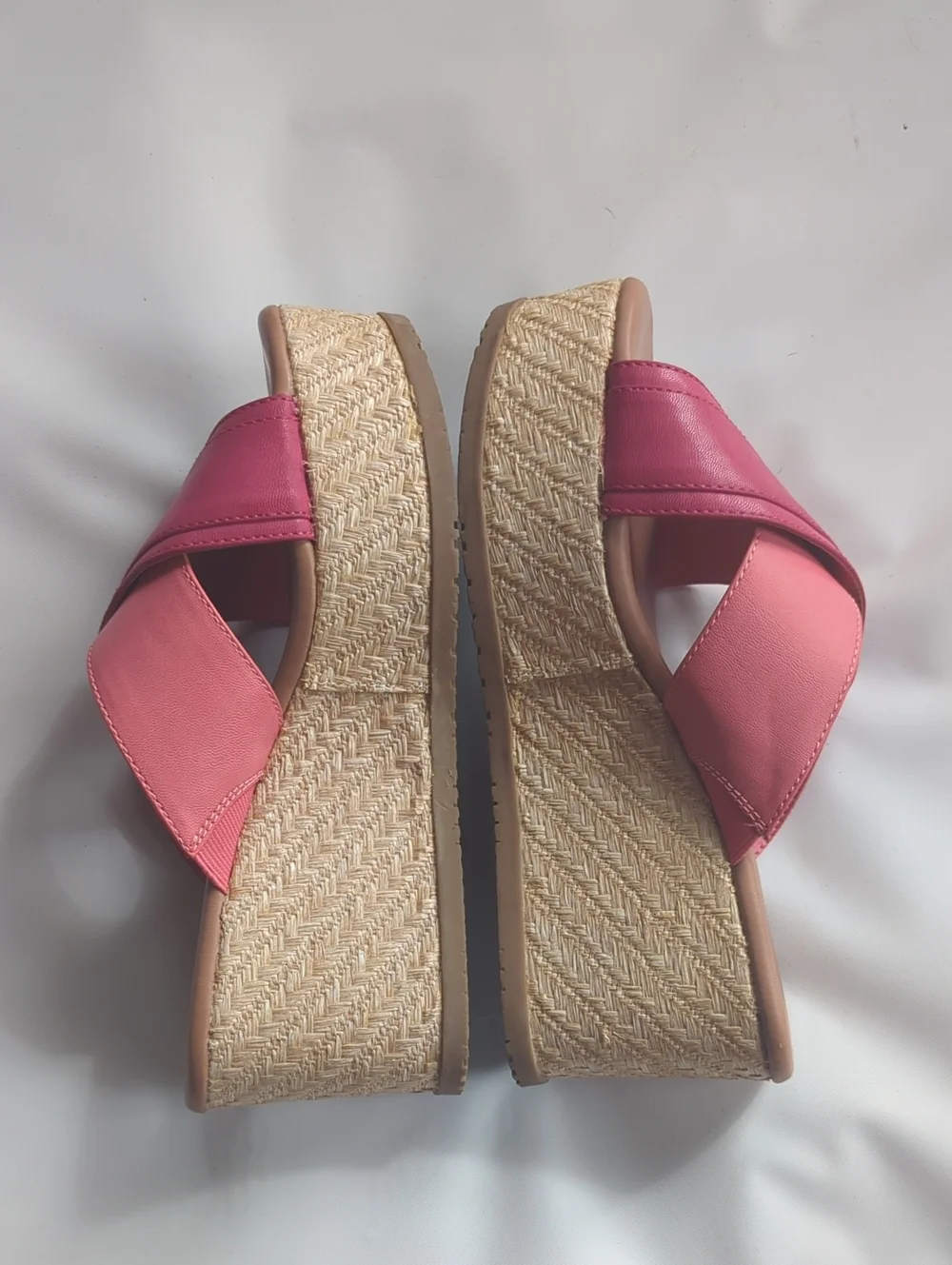 Baretraps Womens Sandals Wedge Pink Punch Sydney Coquette Cottagecore Dainty 6.5
